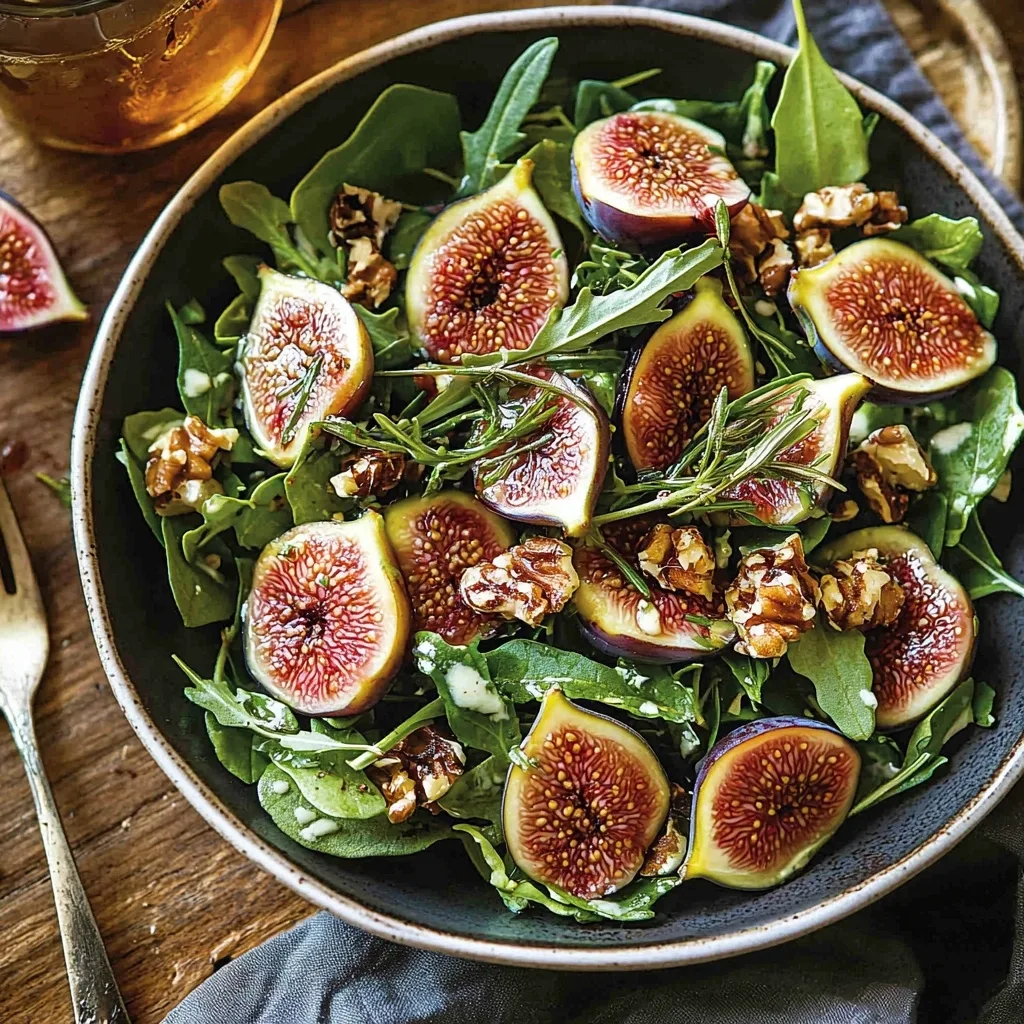 Fig Salad With Rosemary Vinaigrette