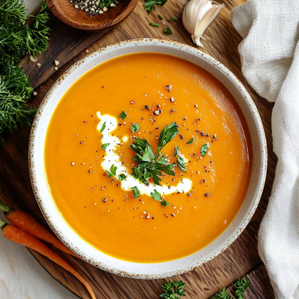 Slow Cooker Carrot Soup: Effortless Creamy Goodness