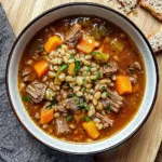 Instant Pot Beef Barley Soup