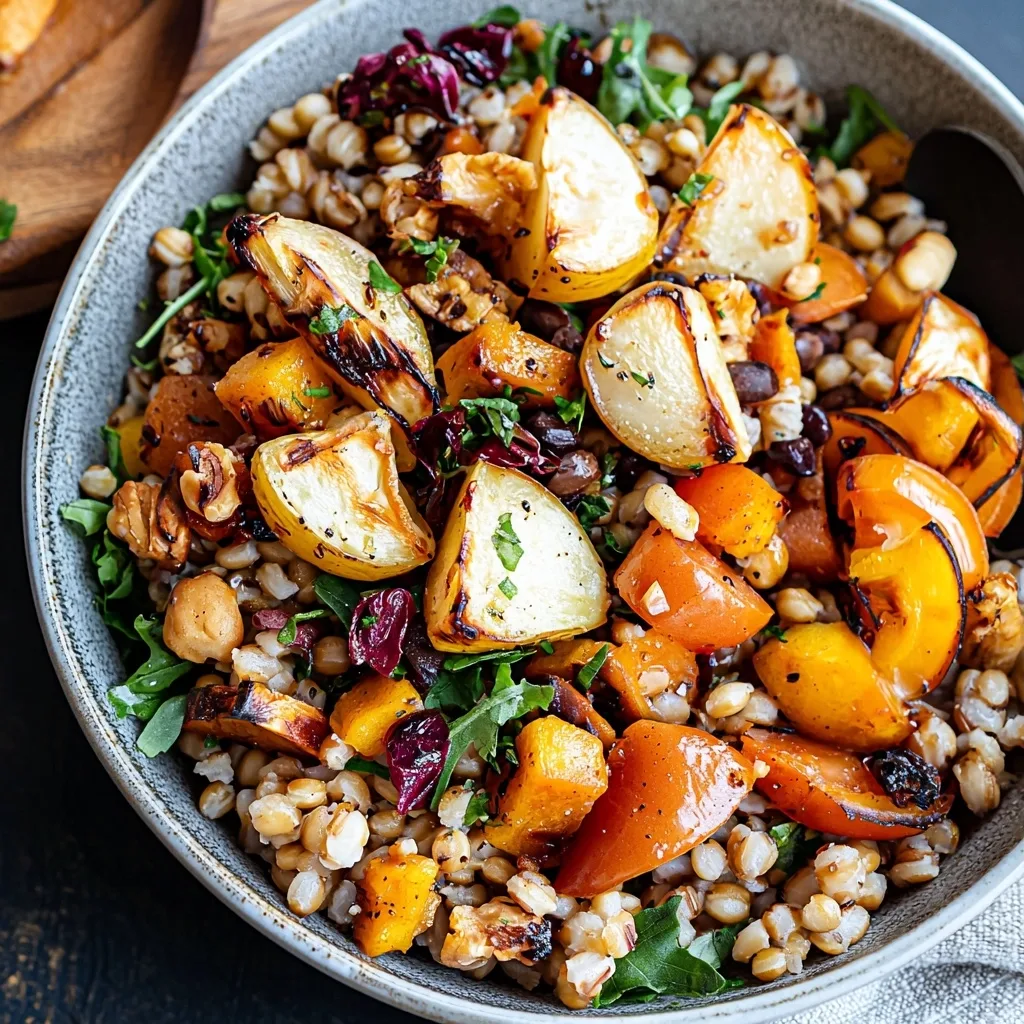 Fall Harvest Barley Bowl