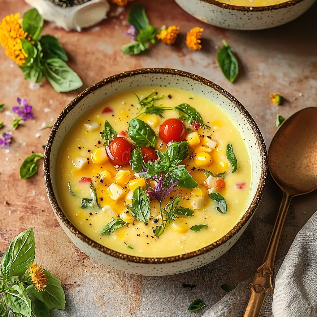 Summer Sweet Corn Gazpacho: The Ultimate No-Cook Refreshment