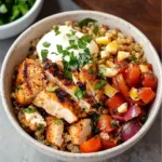 Mediterranean Chicken Quinoa Bowl