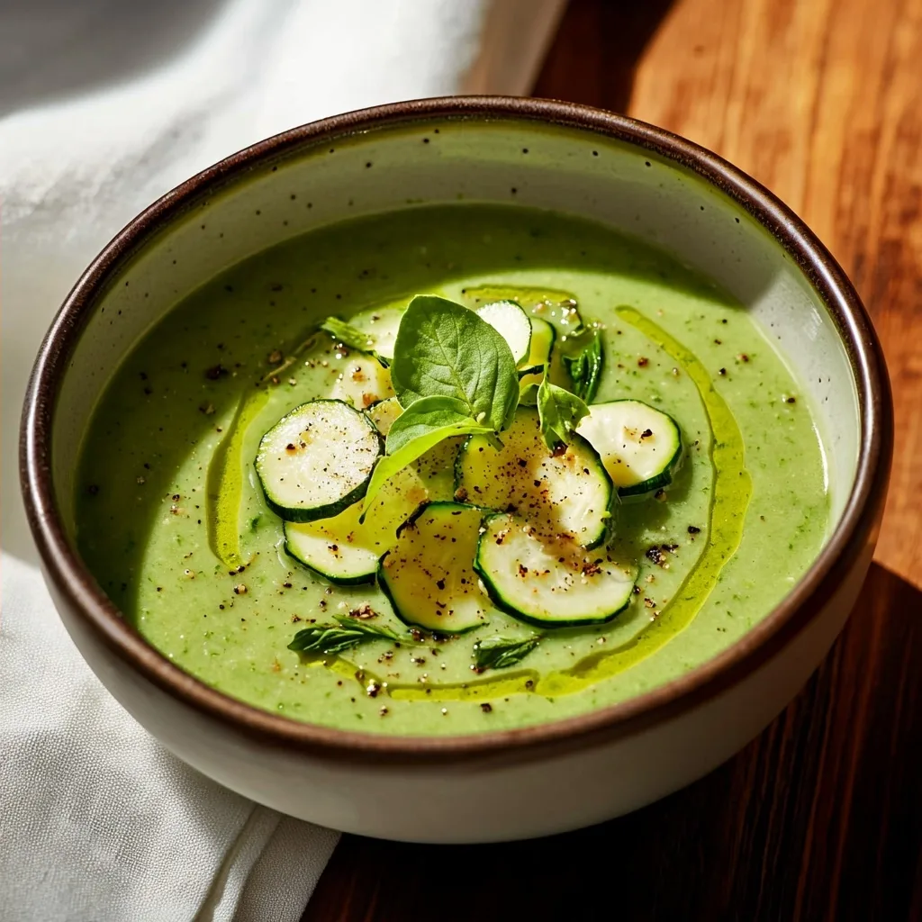Chilled Zucchini Soup