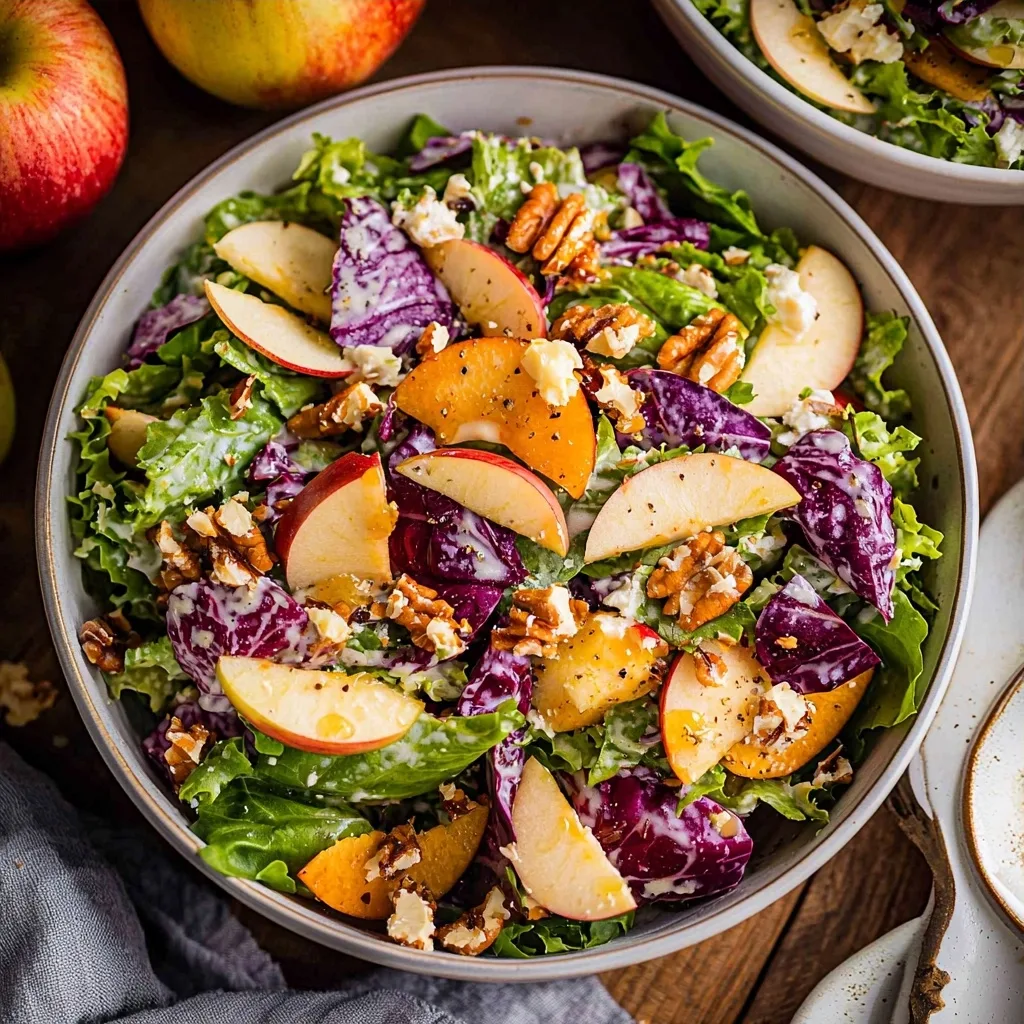 Fall Harvest Salad with Easy Apple Vinaigrette Recipe