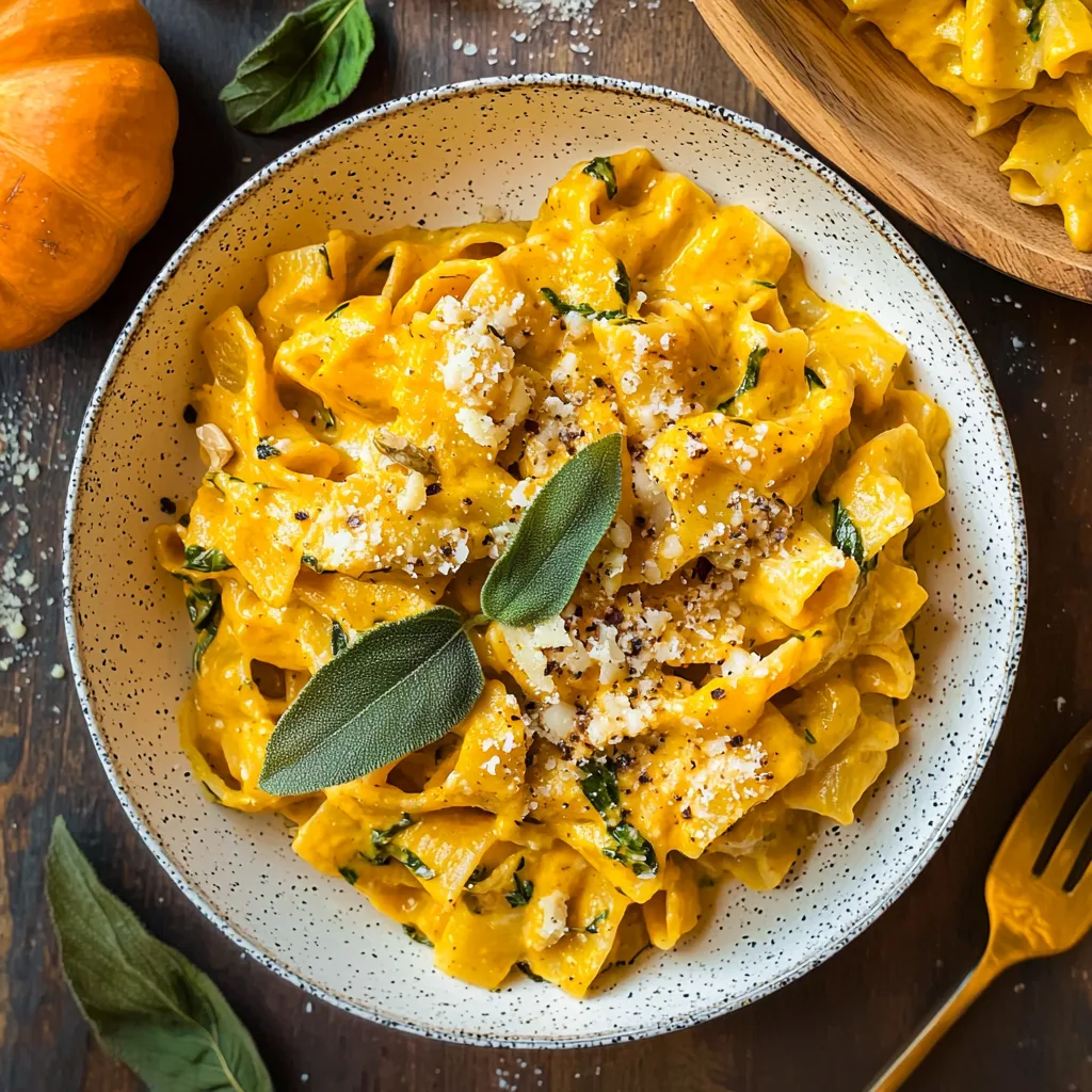 Easy Creamy Gluten-free Pumpkin Pasta