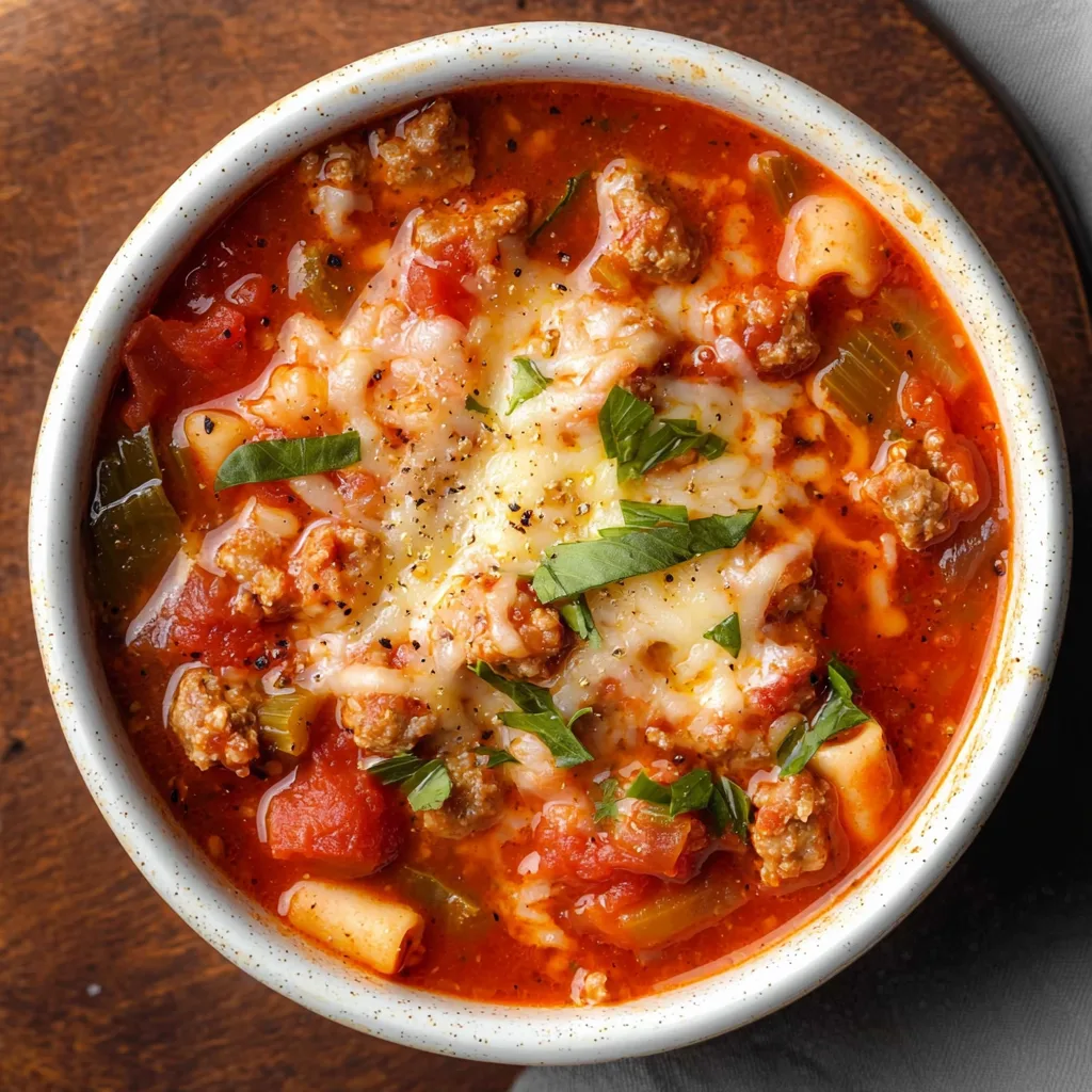 Hearty Italian Sausage Pizza Soup: A Comforting Family Favorite
