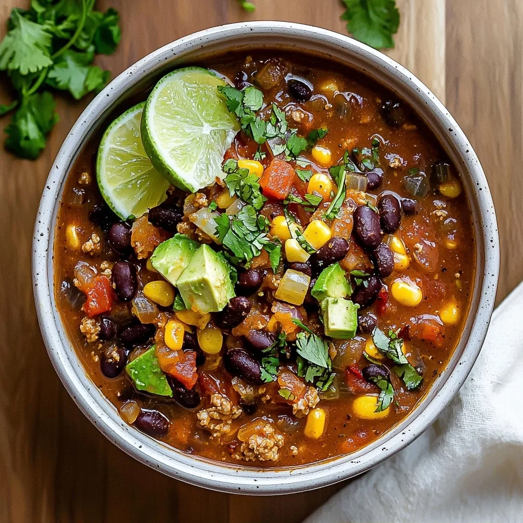 Easy Vegan Taco Soup