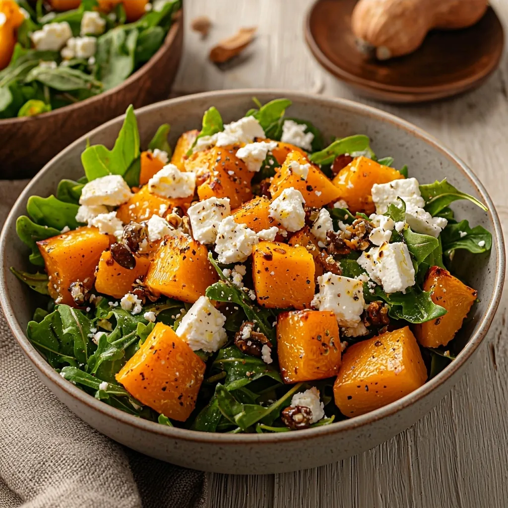 Roasted Butternut and Feta Salad