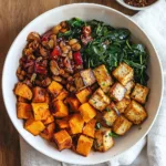 Fall Harvest Tofu Sweet Potato Bowl