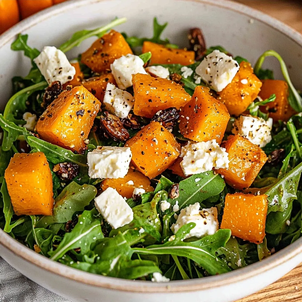 Roasted Pumpkin and Feta Salad