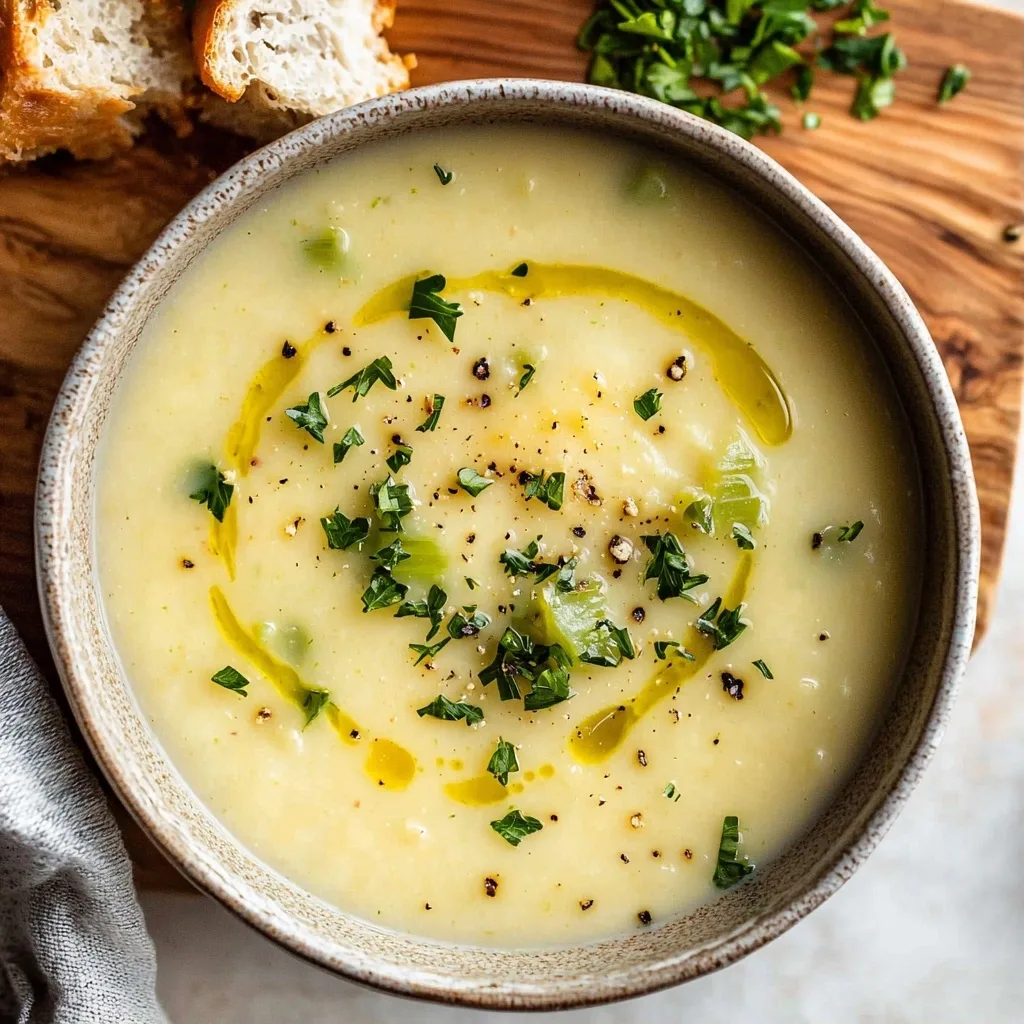 Easy Potato Leek Soup