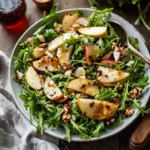 Pear Arugula Salad with Balsamic Vinaigrette