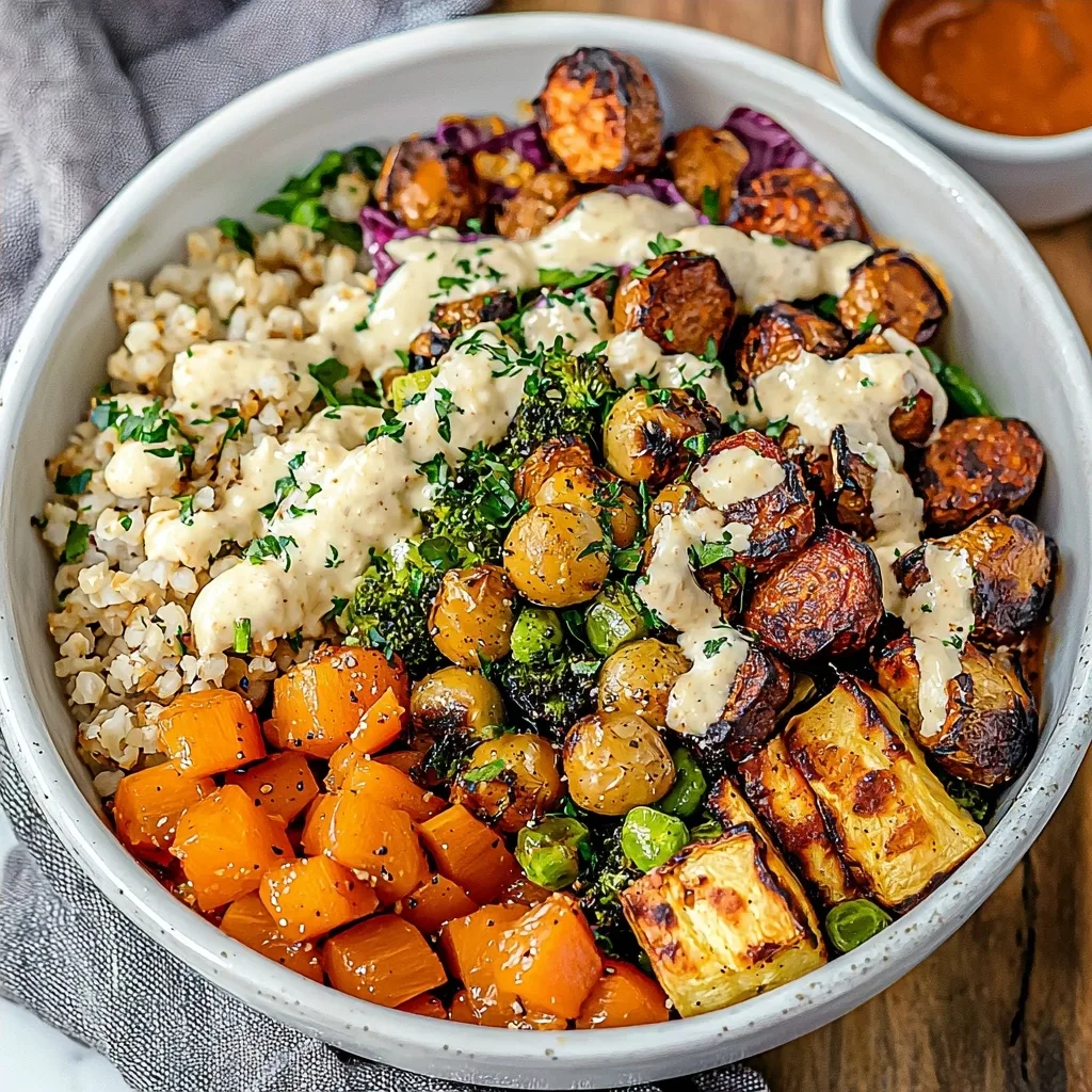 Roasted Winter Vegetable Buddha Bowl
