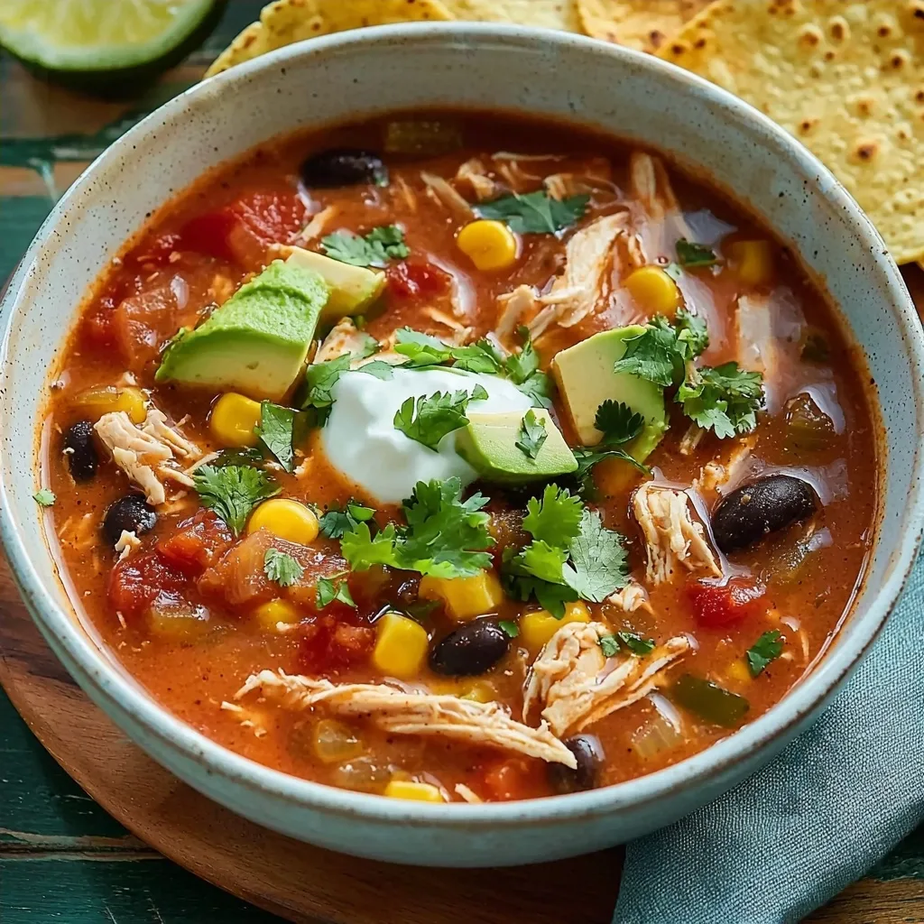 The Best Slow Cooker Chicken Tortilla Soup