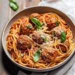 Crockpot Spaghetti And Meatballs