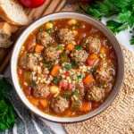 Crockpot Meatball Soup