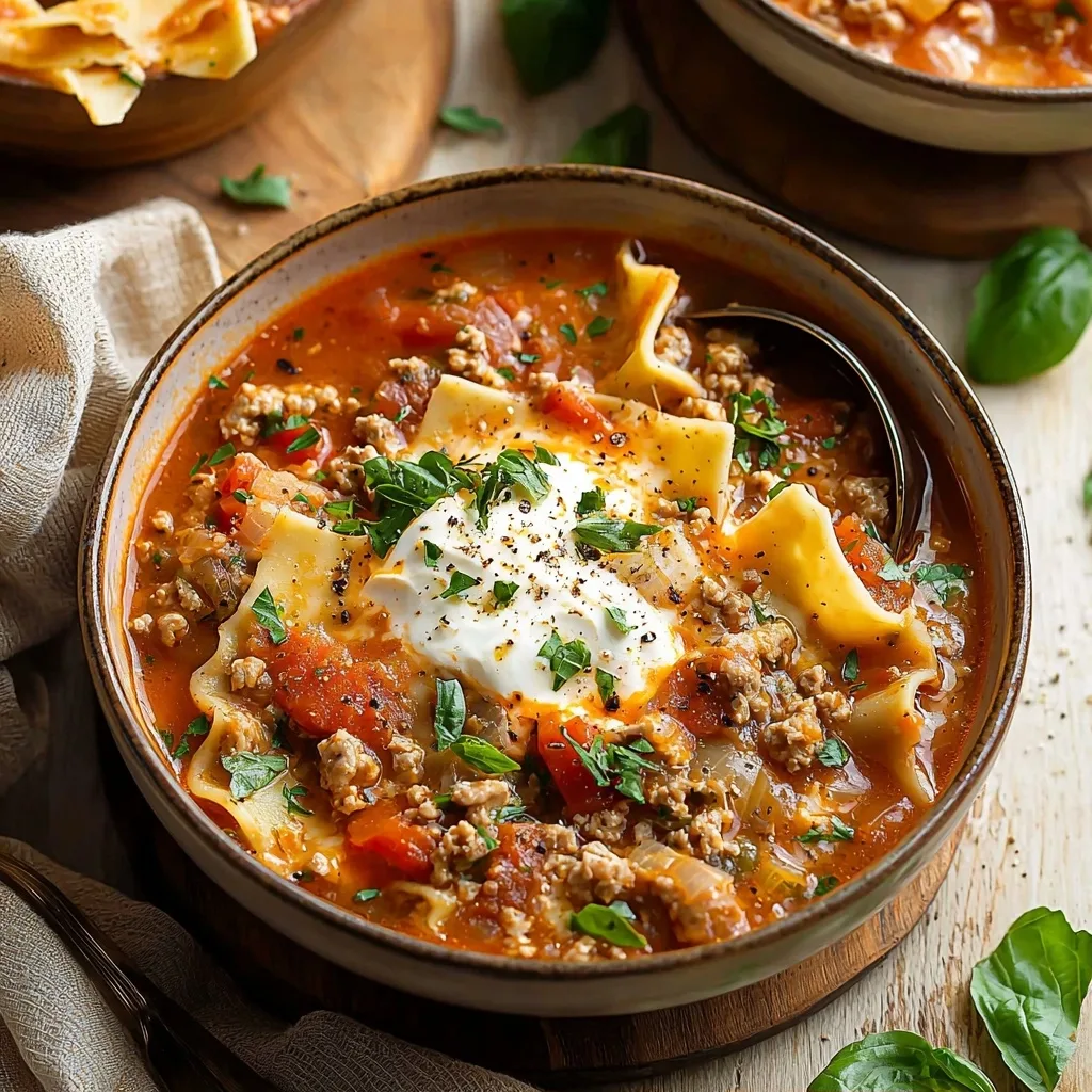 Easy Gluten-Free Lasagna Soup: A Hearty One-Pot Meal