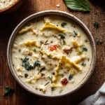 Creamy White Lasagna Soup