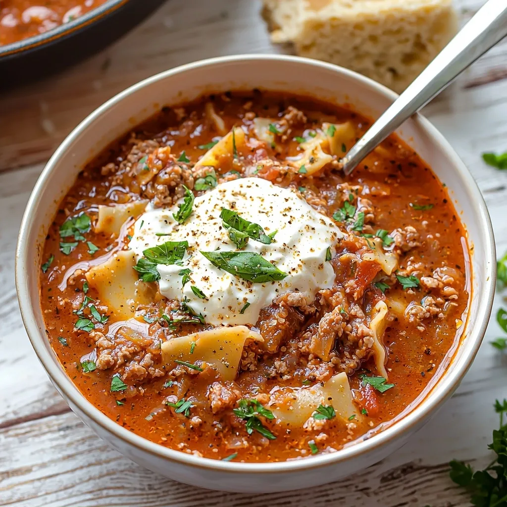 Low Carb Lasagna Soup: The Ultimate Comfort Food Without the Pasta