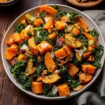 Roasted Butternut Squash Kale Salad