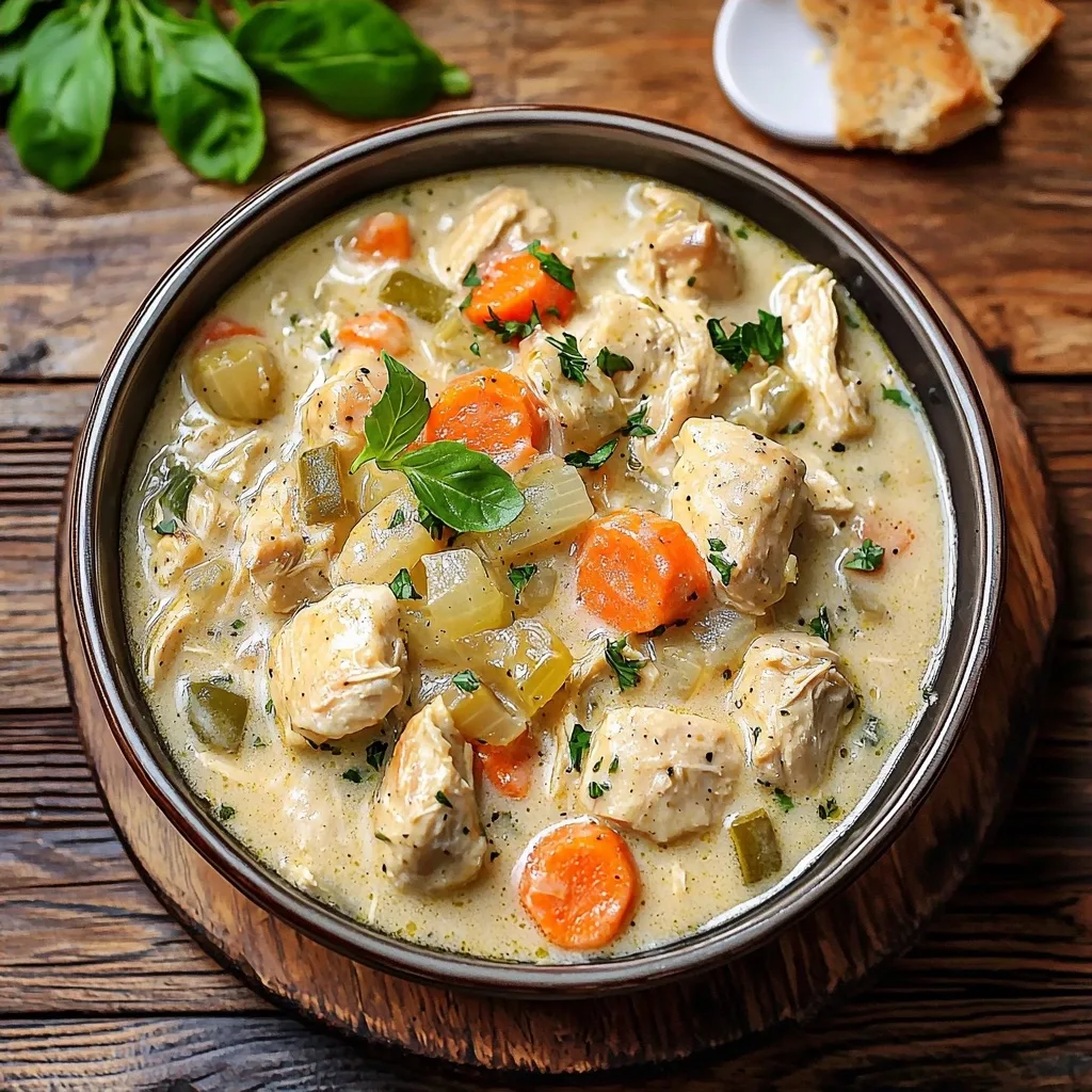 One Pot Creamy Chicken Stew