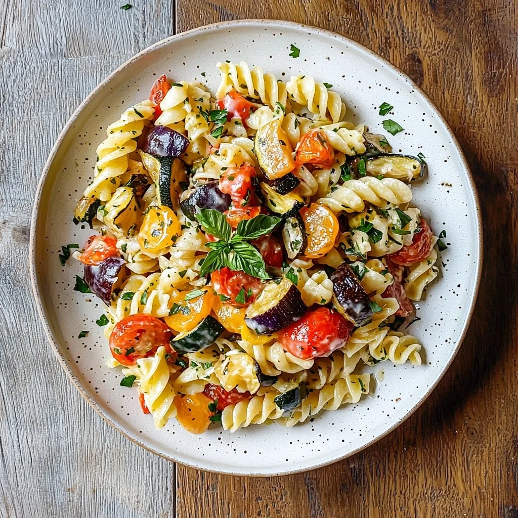 Roasted Vegetable Pasta Salad