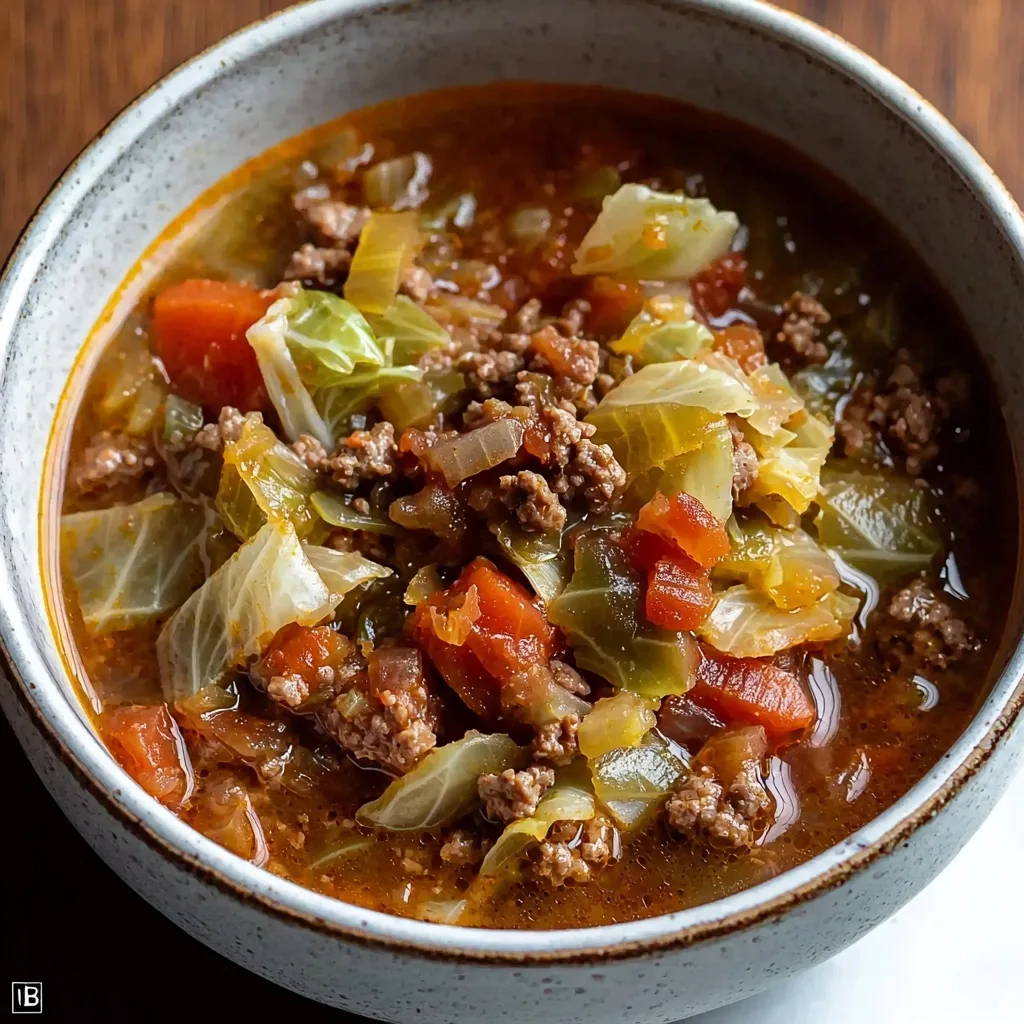 Best Easy Ground Beef and Cabbage Soup
