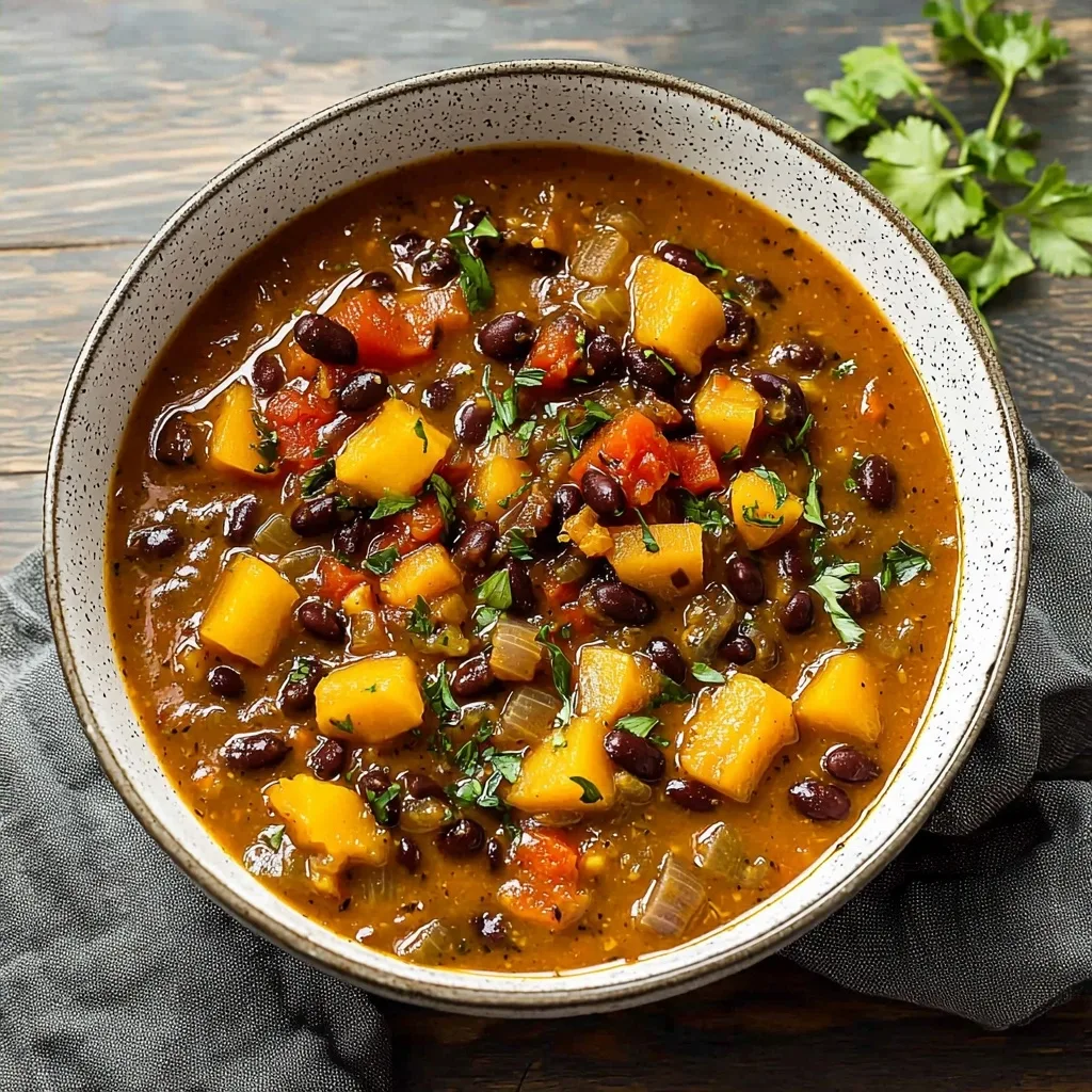 Black Bean Butternut Squash Stew