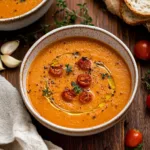 Creamy Roasted Garlic Tomato Soup
