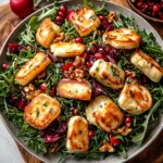 Honeycrisp and Halloumi Salad