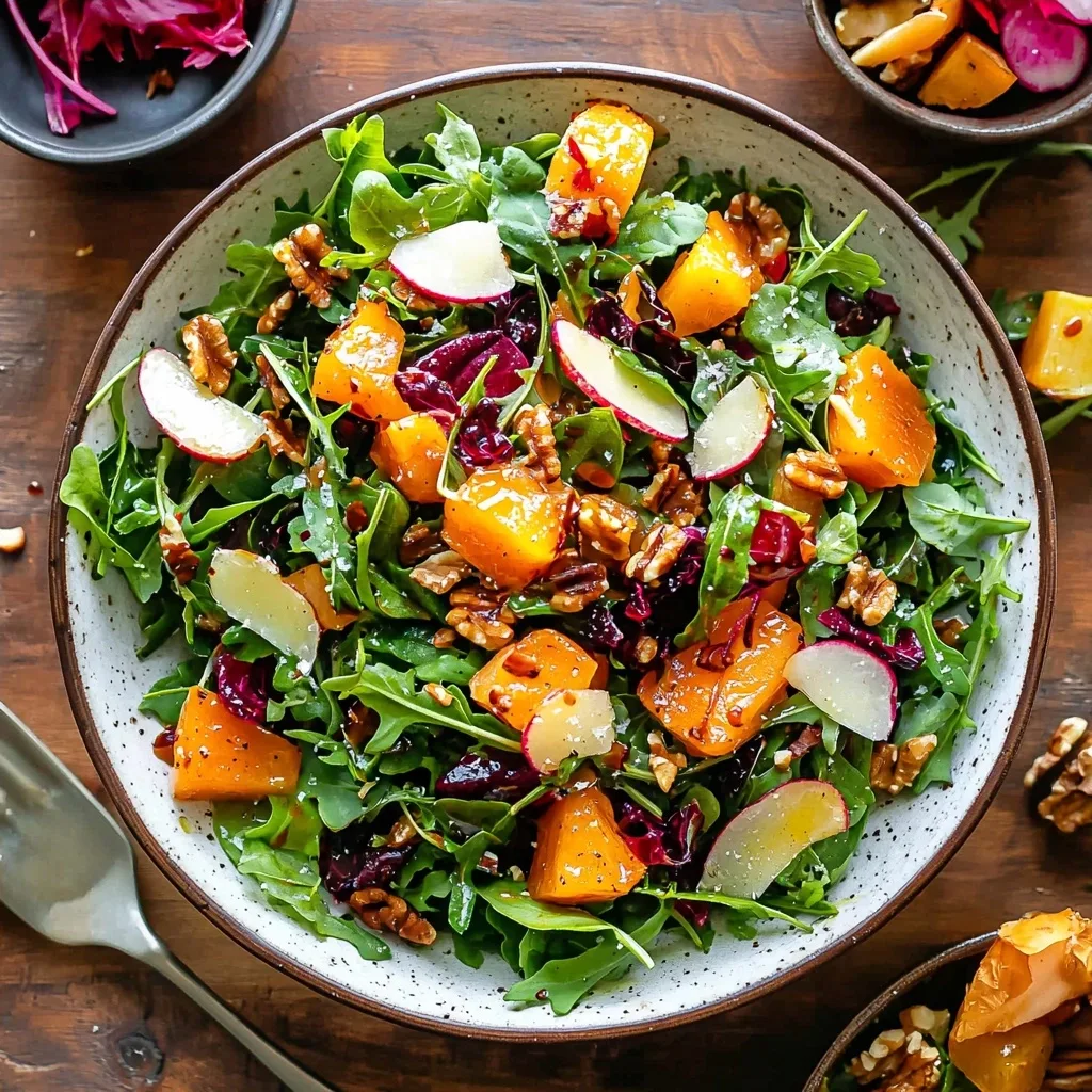 Autumn Salad with Maple Vinaigrette