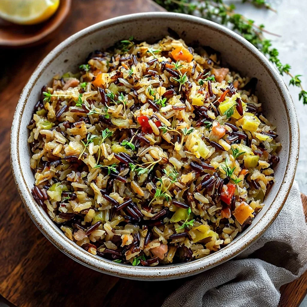 Wild Rice Pilaf with Brussels Sprouts, Apple, and Pecans