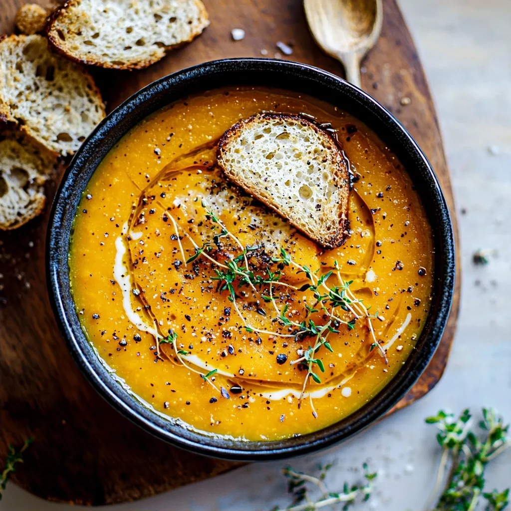 Creamy Roasted Butternut Squash Soup