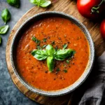 Homemade Roasted Tomato Basil Soup