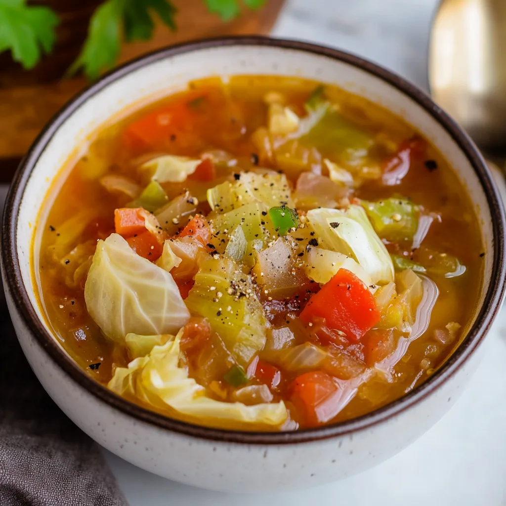 Detox Cabbage Soup (Sacred Heart Soup Diet Plan)