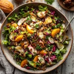 Harvest Fall Salad with Caramelized Shallot Dressing