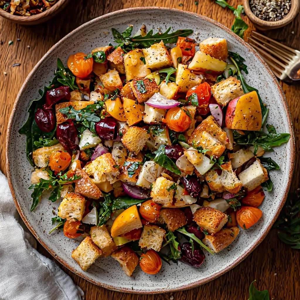 Autumn Panzanella Salad