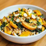 Roasted Delicata Squash And Farro Salad