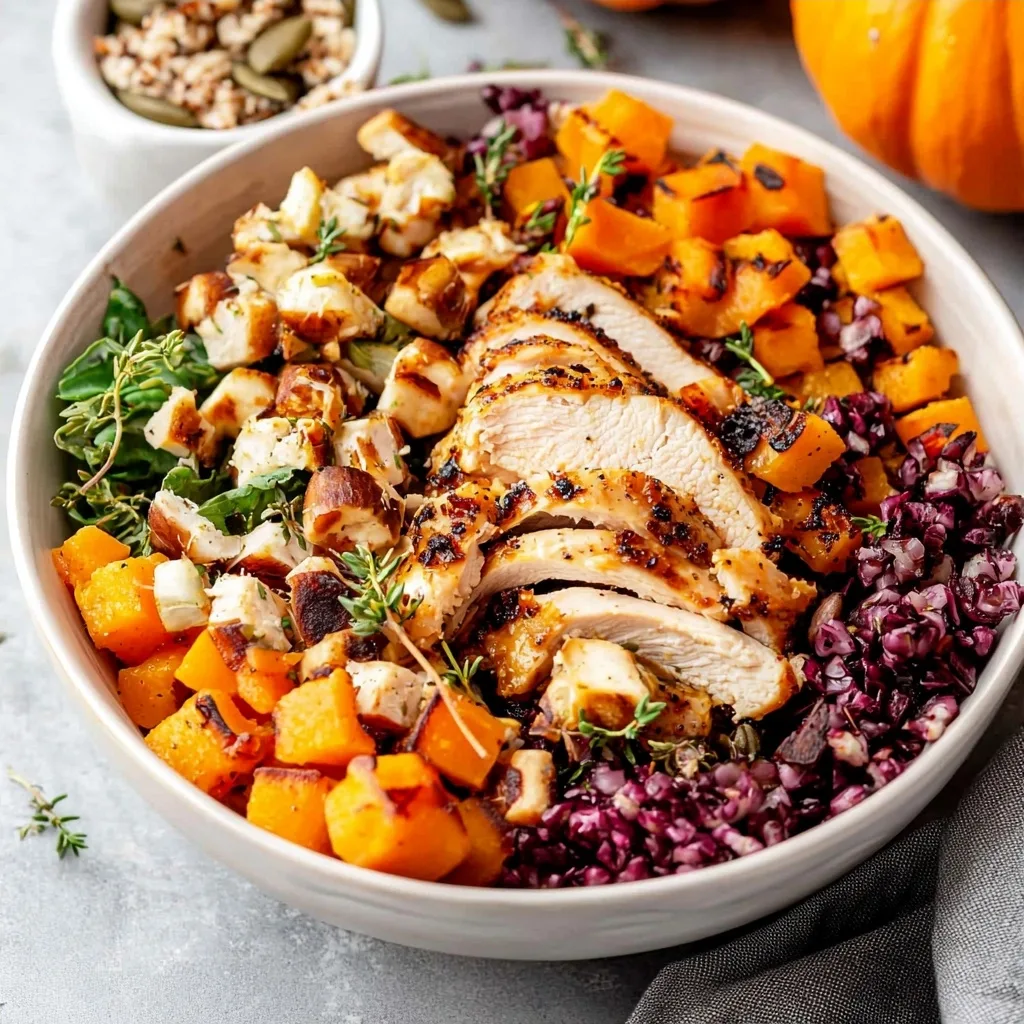 Fall Harvest Bowl Recipe with Chicken