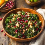 Crunchy Winter Kale Salad with Pomegranate