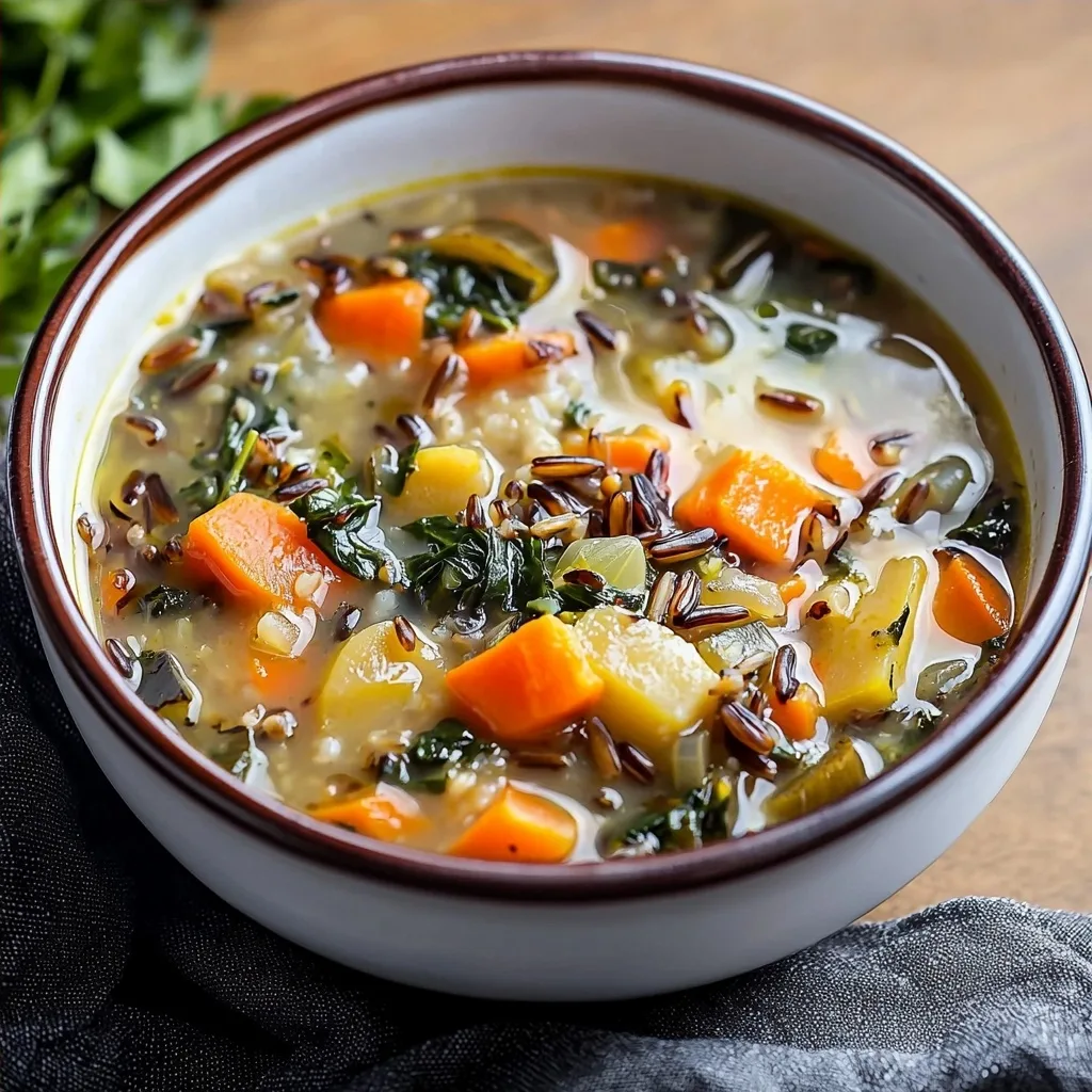 Vegetable Wild Rice Soup Recipe