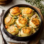 Chicken Pot Pie Recipe with Biscuits