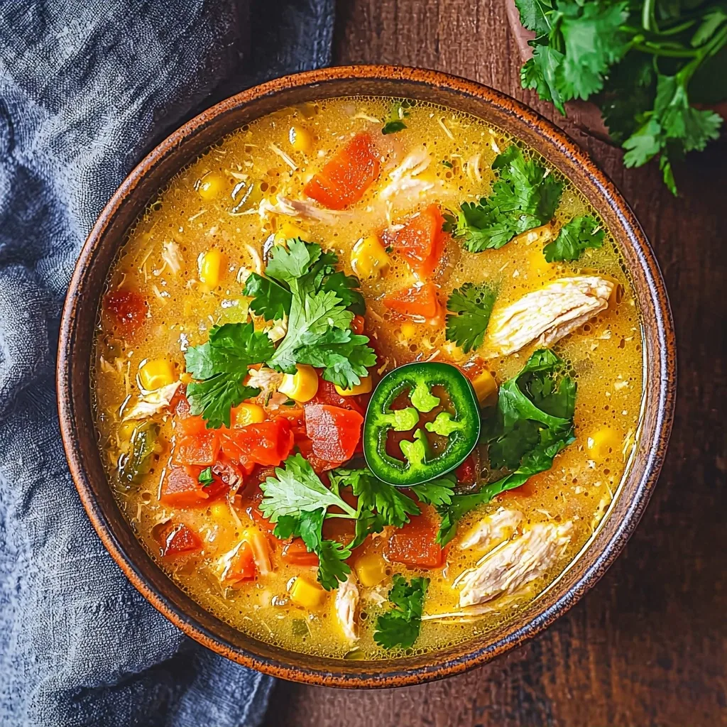 Instant Pot Jalapeño Corn Chicken Soup