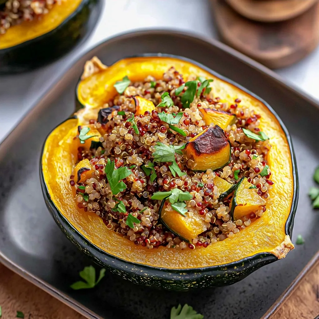 The Best Stuffed Acorn Squash (Vegan, with Quinoa)