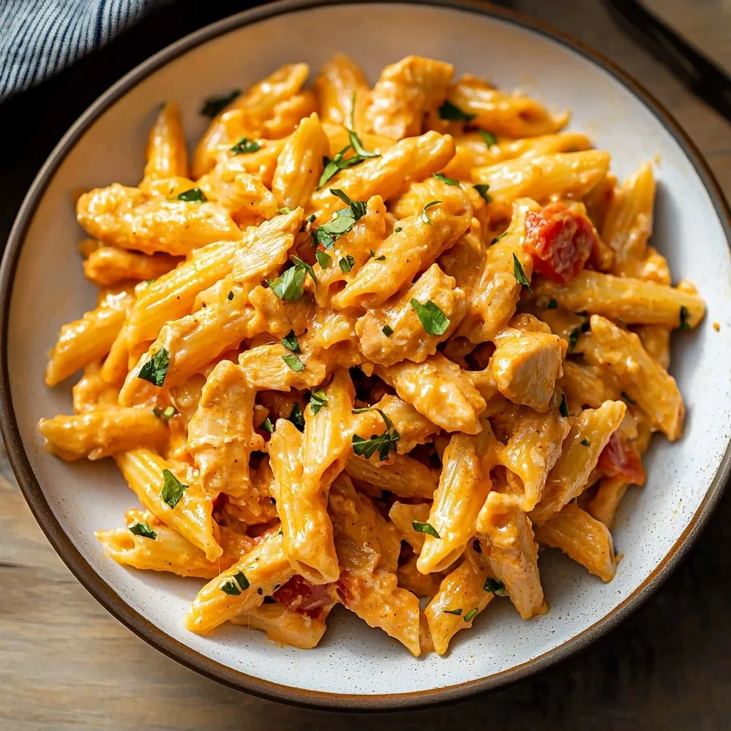 The Best BUFFALO CHICKEN PASTA