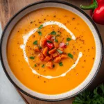 Sweet Potato and Red Pepper Soup