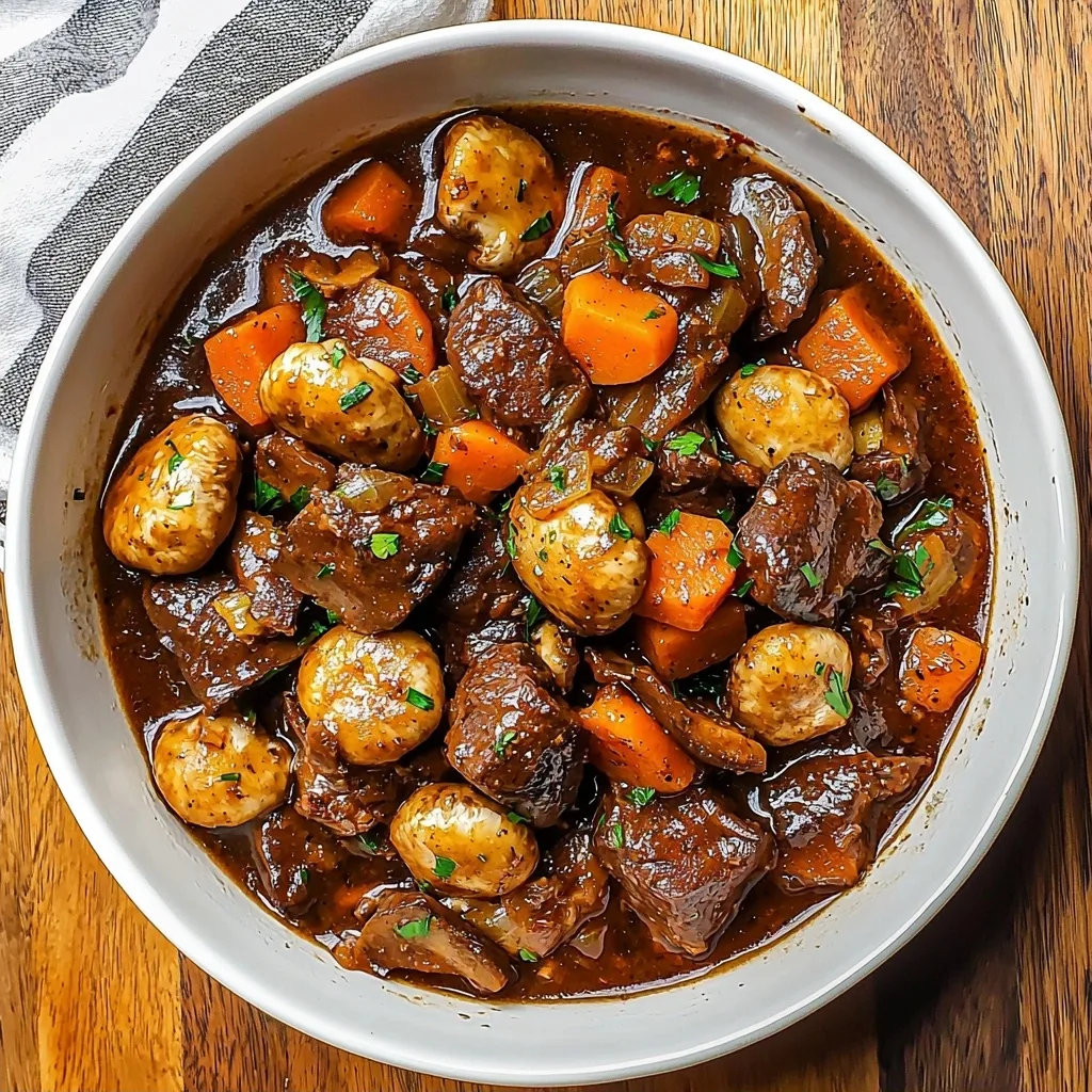 Ultimate Beef Stew with Mushrooms