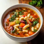 High Protein Minestrone Soup
