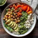 Healthy Pesto Buddha Bowl