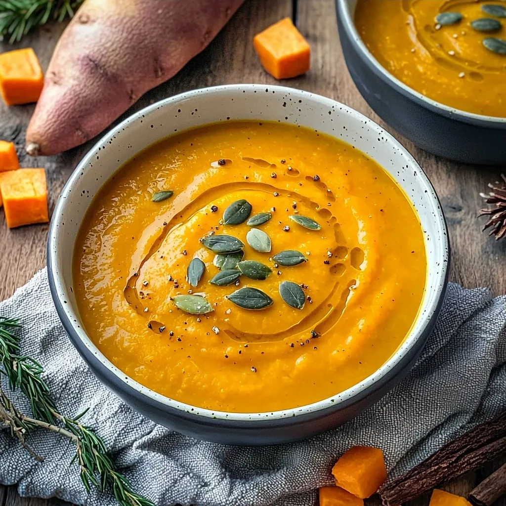 Pumpkin and Sweet Potato Soup